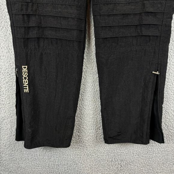 Descente Ski Pants 34 x 29 Black Snowboard Waterproof Insulated Adjustable - Picture 5 of 10